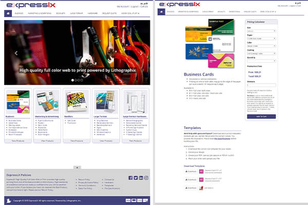 Custom e-commerce website design for enhanced mobile responsive shopping experience