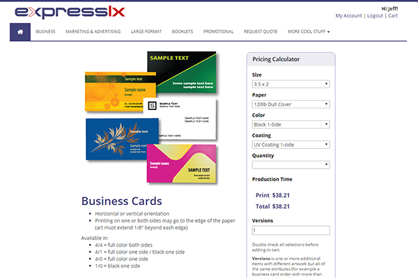 ExpressLX Web to Print slide 3