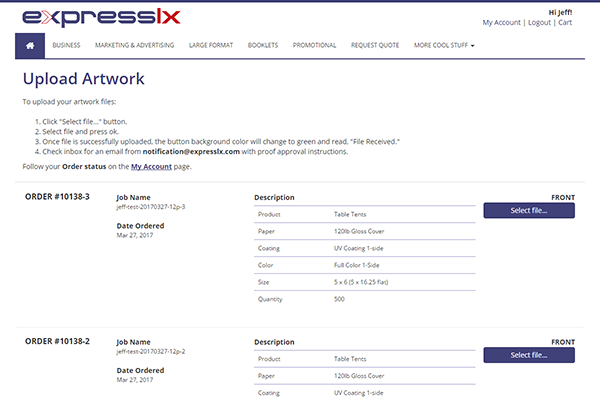 ExpressLX Web to Print slide 4