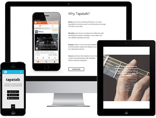 Responsive devices Tapatalk